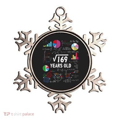 Square Root Of 169 13th Birthday 13 Year Old Math Nerd Ornament