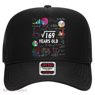 Square Root Of 169 13th Birthday 13 Year Old Math Nerd Hat