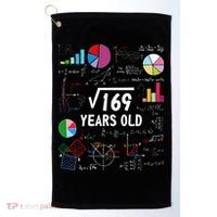 Square Root Of 169 13th Birthday 13 Year Old Math Nerd Golf Towel thumb 0
