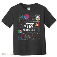Square Root Of 169 13th Birthday 13 Year Old Math Nerd Toddler T-Shirt thumb 0