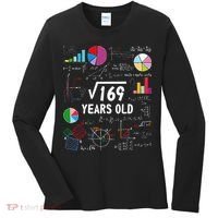 Square Root Of 169 13th Birthday 13 Year Old Math Nerd Women's Long Sleeve Shirt thumb 0