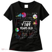 Square Root Of 169 13th Birthday 13 Year Old Math Nerd Women's T-Shirt thumb 0