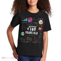 Square Root Of 169 13th Birthday 13 Year Old Math Nerd Kids T-Shirt thumb 2