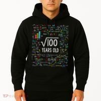 Square Root Of 100 10th Birthday 10 Year Old Gifts Math Bday Hoodie thumb 2