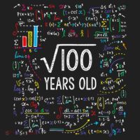 Square Root Of 100 10th Birthday 10 Year Old Gifts Math Bday Beanie thumb 2