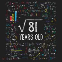 Square Root Of 81 9th Birthday 9 Year Old Gifts Math Bday Beanie thumb 2