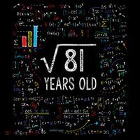Square Root Of 81 9th Birthday 9 Year Old Gifts Math Bday Women's Hoodie thumb 2