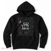 Square Root Of 196 14th Birthday 14 Year Old Gifts Math Bday Hoodie thumb 0
