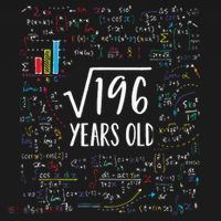 Square Root Of 196 14th Birthday 14 Year Old Gifts Math Bday Women's Tank Top thumb 5