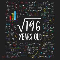Square Root Of 196 14th Birthday 14 Year Old Gifts Math Bday Hat thumb 2