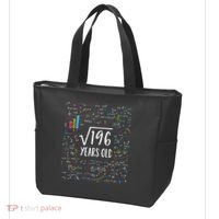 Square Root Of 196 14th Birthday 14 Year Old Gifts Math Bday Tote Bag thumb 3