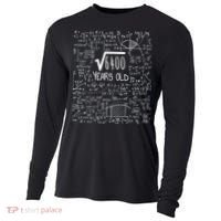 Square Root of 6400: 80 Years Old - 80th Birthday Cooling Performance Long Sleeve Crew thumb 0
