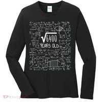 Square Root of 6400: 80 Years Old - 80th Birthday Women's Long Sleeve Shirt thumb 0