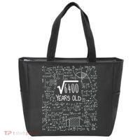 Square Root of 6400: 80 Years Old - 80th Birthday Tote Bag thumb 0