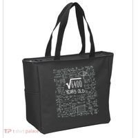 Square Root of 6400: 80 Years Old - 80th Birthday Tote Bag thumb 2
