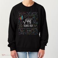 Square Root Of 441 21st Birthday 21 Year Old Gifts Math Bday Women's Sweatshirt thumb 0