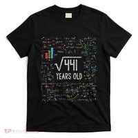 Square Root Of 441 21st Birthday 21 Year Old Gifts Math Bday T-Shirt thumb 0