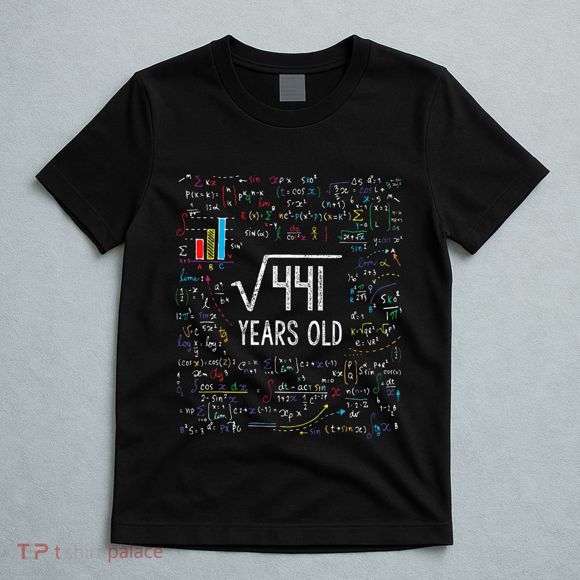 Square Root Of 441 21st Birthday 21 Year Old Gifts Math Bday T-Shirt