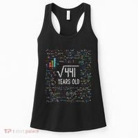 Square Root Of 441 21st Birthday 21 Year Old Gifts Math Bday Women's Tank Top thumb 0
