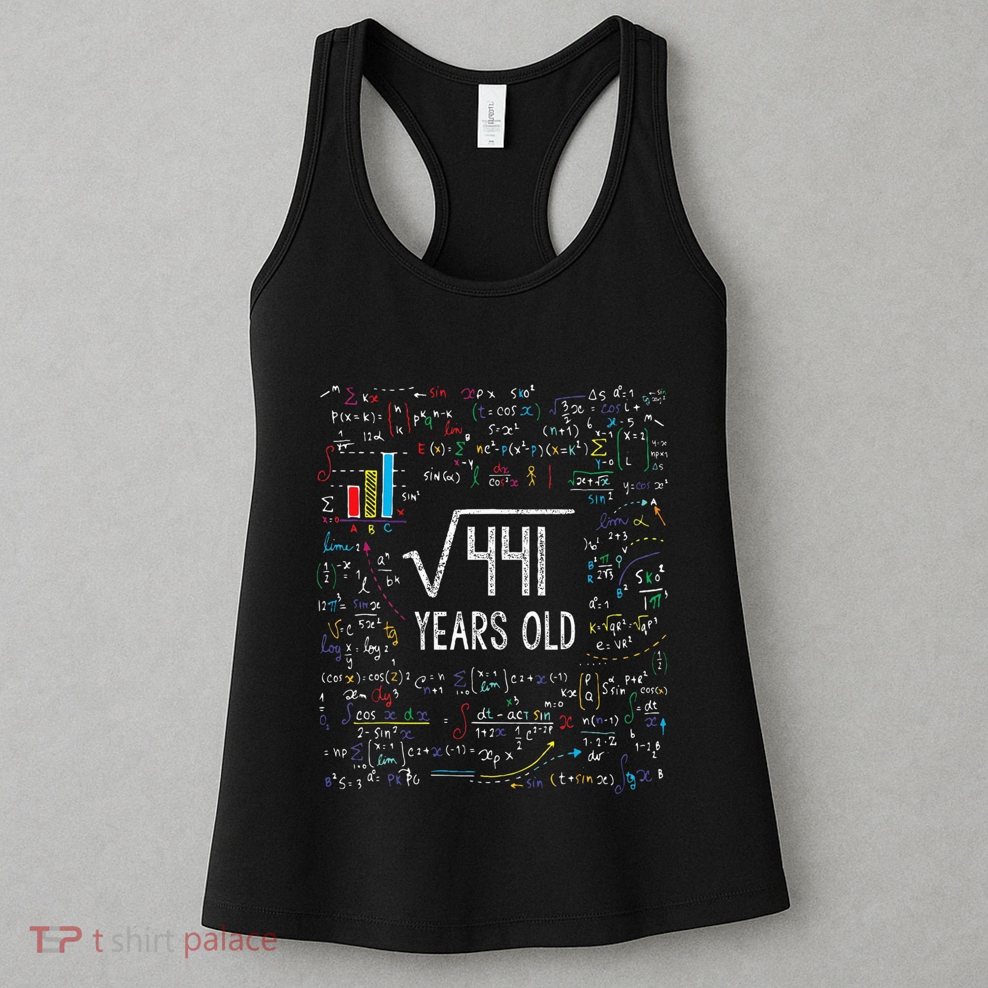 Square Root Of 441 21st Birthday 21 Year Old Gifts Math Bday Women's Tank Top