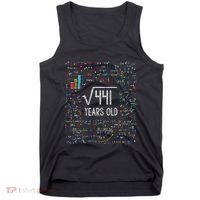 Square Root Of 441 21st Birthday 21 Year Old Gifts Math Bday Tank Top thumb 0