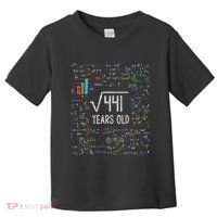 Square Root Of 441 21st Birthday 21 Year Old Gifts Math Bday Toddler T-Shirt thumb 0