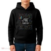Square Root Of 441 21st Birthday 21 Year Old Gifts Math Bday Kids Hoodie thumb 4