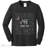 Square Root Of 441 21st Birthday 21 Year Old Gifts Math Bday Kids Long Sleeve Shirt thumb 0