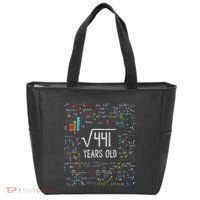 Square Root Of 441 21st Birthday 21 Year Old Gifts Math Bday Tote Bag thumb 0