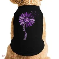 Sunflower Ribbons Overdose Awareness Doggie Tank thumb 0