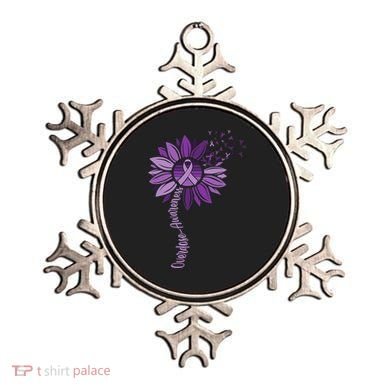 Sunflower Ribbons Overdose Awareness Ornament