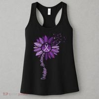 Sunflower Ribbons Overdose Awareness Women's Tank Top thumb 3