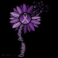 Sunflower Ribbons Overdose Awareness Baby Bodysuit thumb 2