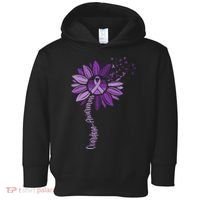 Sunflower Ribbons Overdose Awareness Toddler Hoodie thumb 0