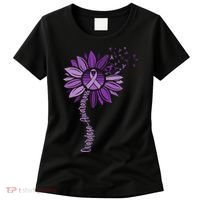Sunflower Ribbons Overdose Awareness Women's T-Shirt thumb 0