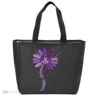 Sunflower Ribbons Overdose Awareness Tote Bag thumb 0