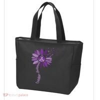Sunflower Ribbons Overdose Awareness Tote Bag thumb 3