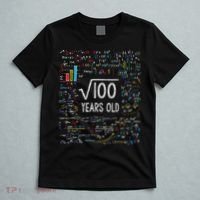 Square Root Of 100 10th Birthday 10 Year Old Gifts Math Bday T-Shirt thumb 5