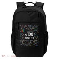 Square Root Of 100 10th Birthday 10 Year Old Gifts Math Bday Backpack thumb 0