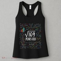 Square Root Of 169 13th Birthday 13 Year Old Gifts Math Bday Women's Tank Top thumb 3