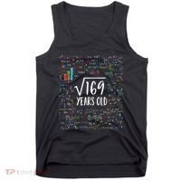 Square Root Of 169 13th Birthday 13 Year Old Gifts Math Bday Tank Top thumb 0