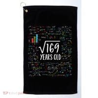 Square Root Of 169 13th Birthday 13 Year Old Gifts Math Bday Golf Towel thumb 0