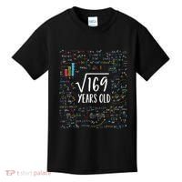 Square Root Of 169 13th Birthday 13 Year Old Gifts Math Bday Kids T-Shirt thumb 0