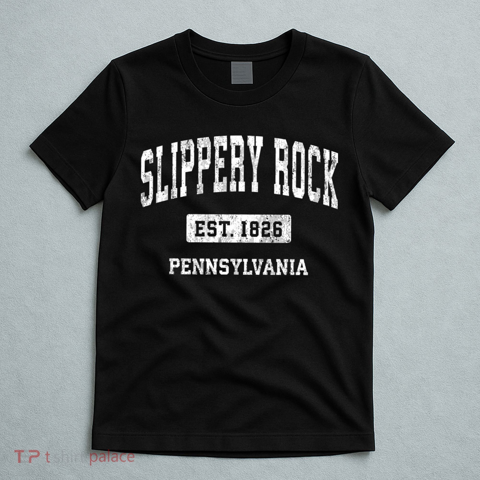 Slippery Rock Pennsylvania Pa Vintage Athletic Sports T-Shirt