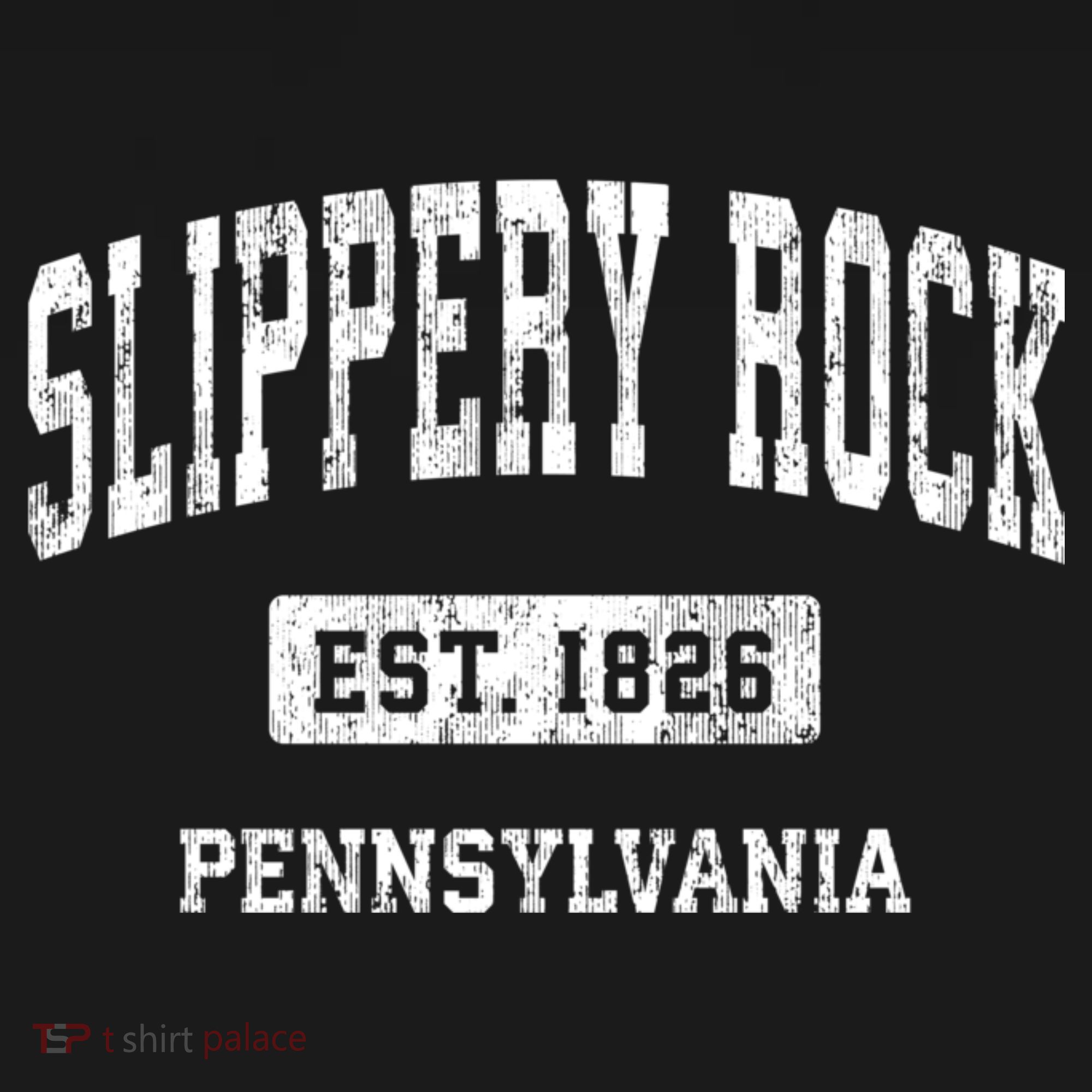 Slippery Rock Pennsylvania Pa Vintage Athletic Sports T-Shirt