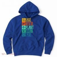 Save Rescue Plant Clean Care Turtle Animal Recycle Earth Day Cute Gift Hoodie thumb 0