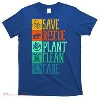 Save Rescue Plant Clean Care Turtle Animal Recycle Earth Day Cute Gift T-Shirt thumb 0