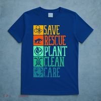 Save Rescue Plant Clean Care Turtle Animal Recycle Earth Day Cute Gift T-Shirt thumb 5