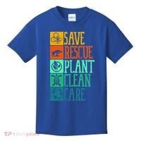 Save Rescue Plant Clean Care Turtle Animal Recycle Earth Day Cute Gift Kids T-Shirt thumb 0