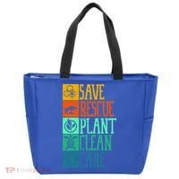 Save Rescue Plant Clean Care Turtle Animal Recycle Earth Day Cute Gift Tote Bag thumb 0